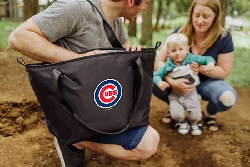 Black Chicago Cubs Cooler Tote Bag