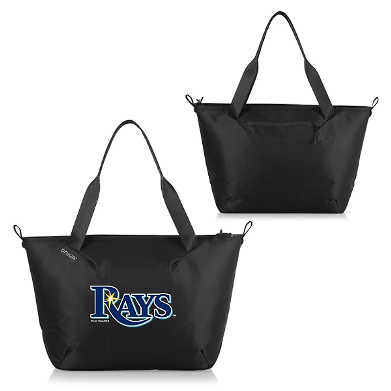 Black Tampa Bay Rays Cooler Tote Bag