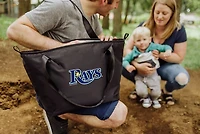 Black Tampa Bay Rays Cooler Tote Bag