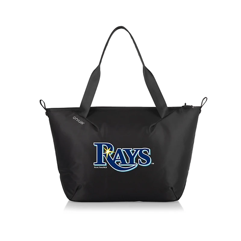 Black Tampa Bay Rays Cooler Tote Bag