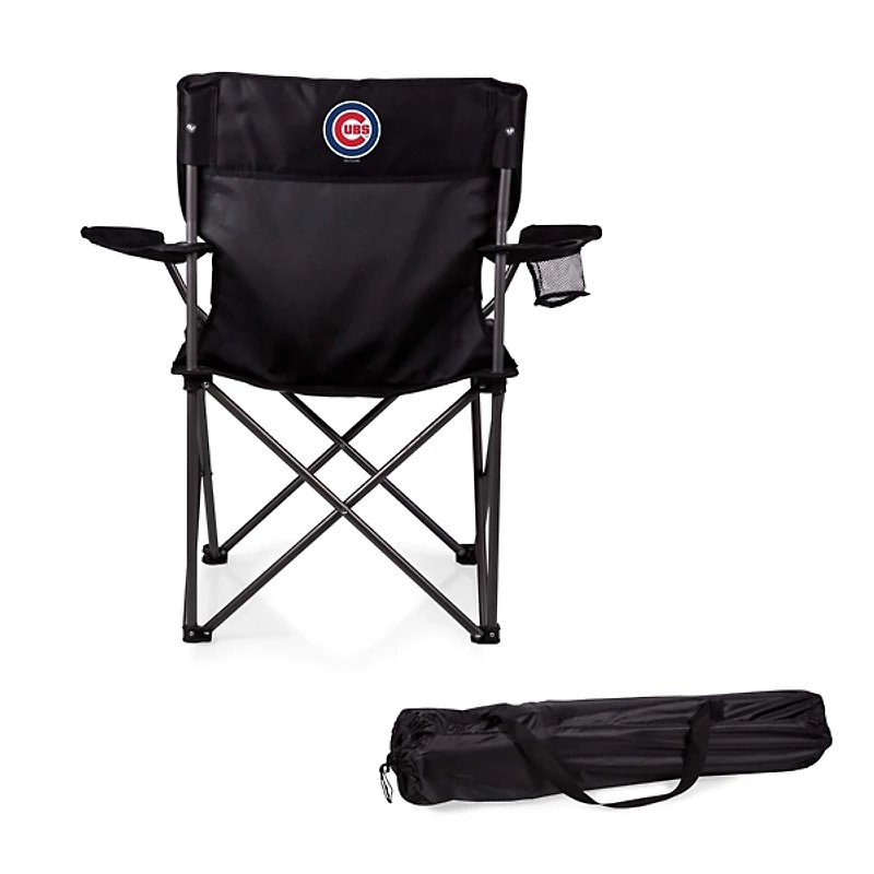 Chicago Cubs Black Camp Chair