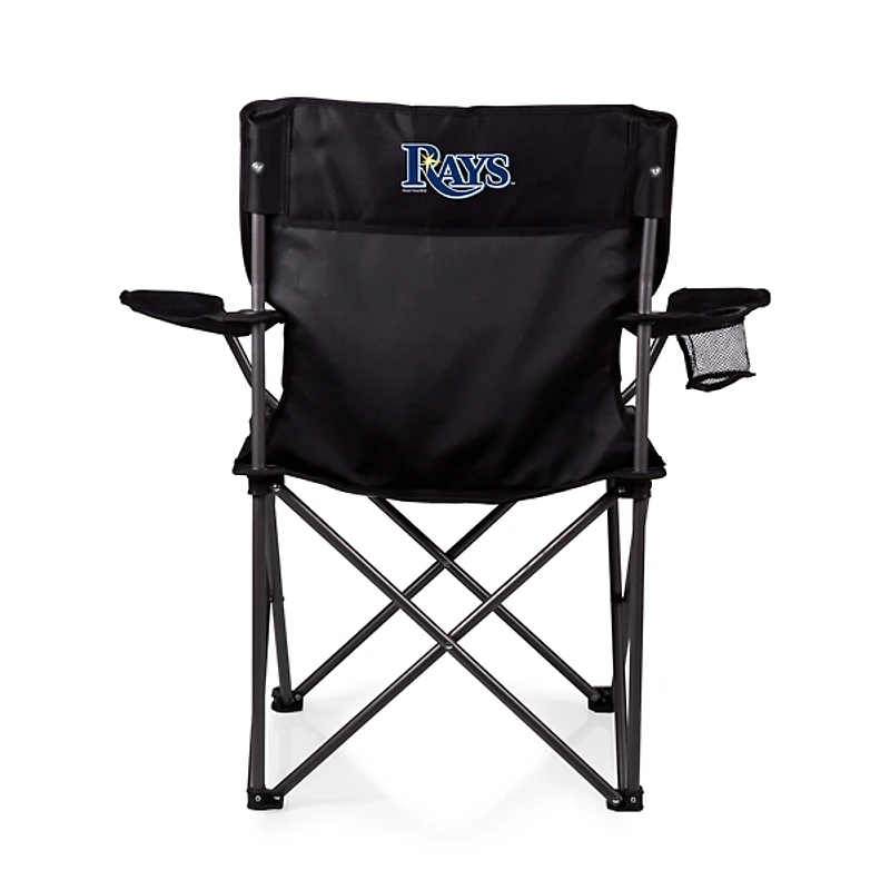 Tampa Bay Rays Black Camp Chair
