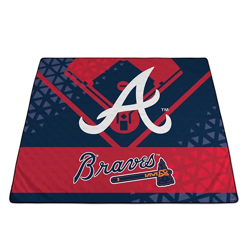 Atlanta Braves Picnic Blanket & Drawstring Bag Set