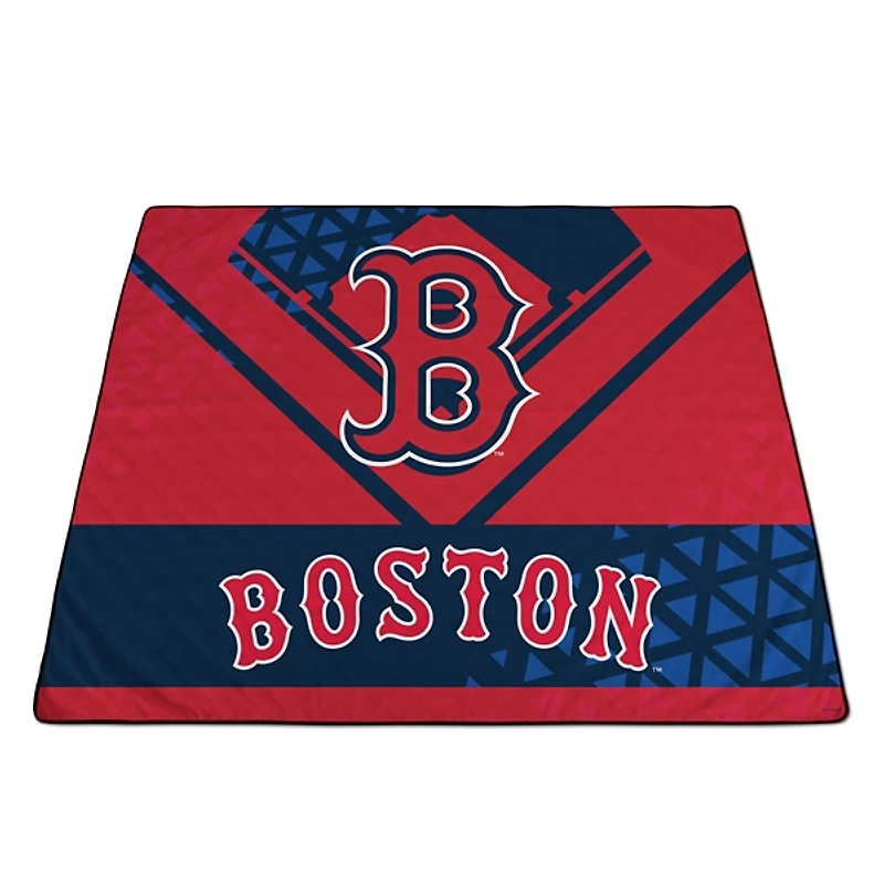 Boston Red Sox Picnic Blanket & Drawstring Bag Set