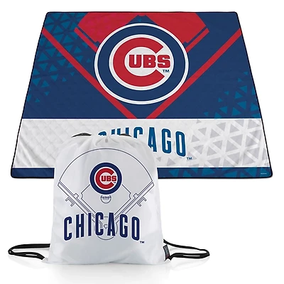 Chicago Cubs Picnic Blanket & Drawstring Bag Set