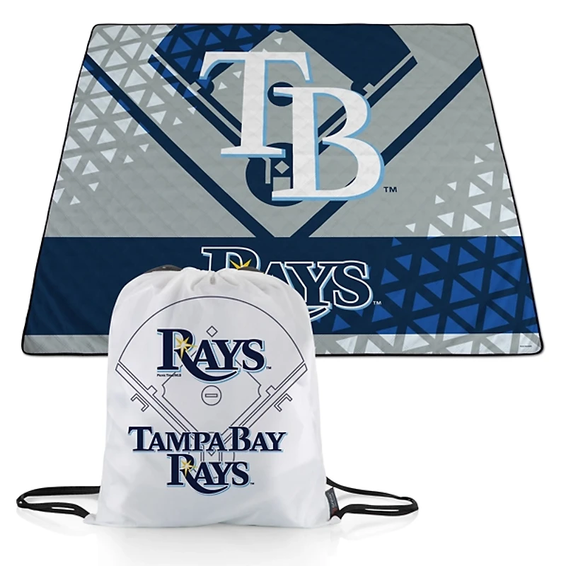 Tampa Bay Rays Picnic Blanket & Drawstring Bag Set