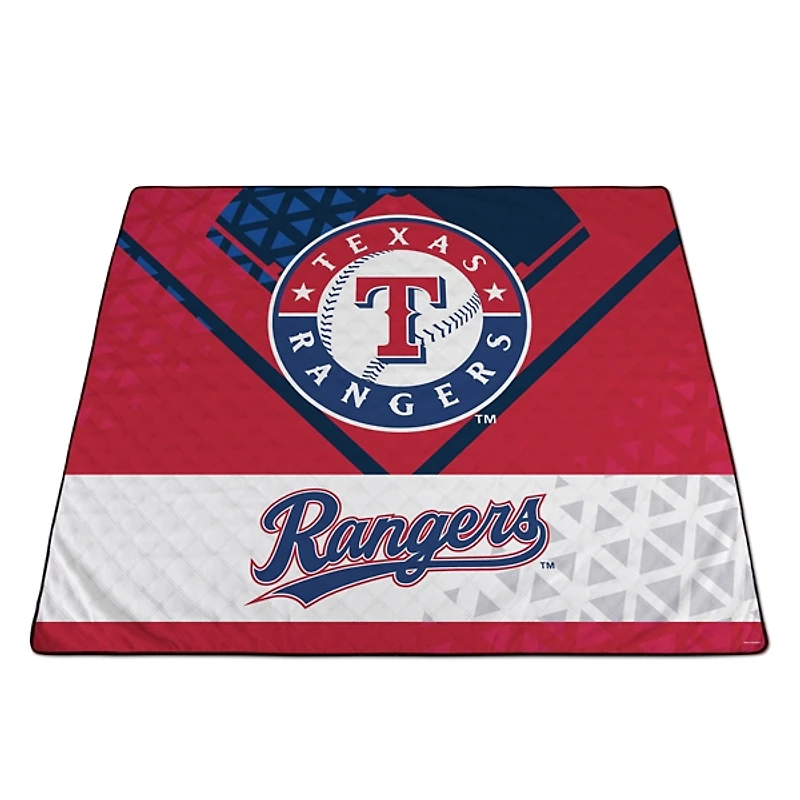 Texas Rangers Picnic Blanket & Drawstring Bag Set