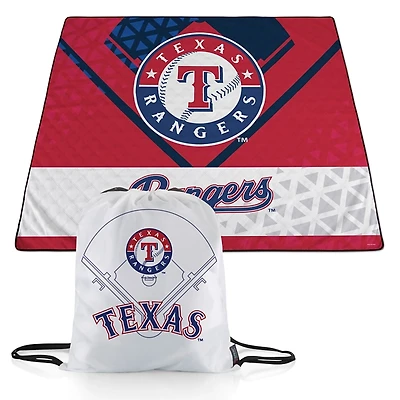 Texas Rangers Picnic Blanket & Drawstring Bag Set