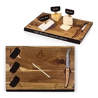 Atlanta Braves Cheese Board and Tools Set