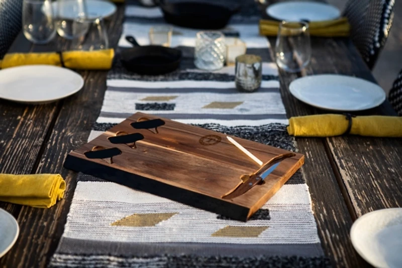 Texas Rangers Cheese Board and Tools Set