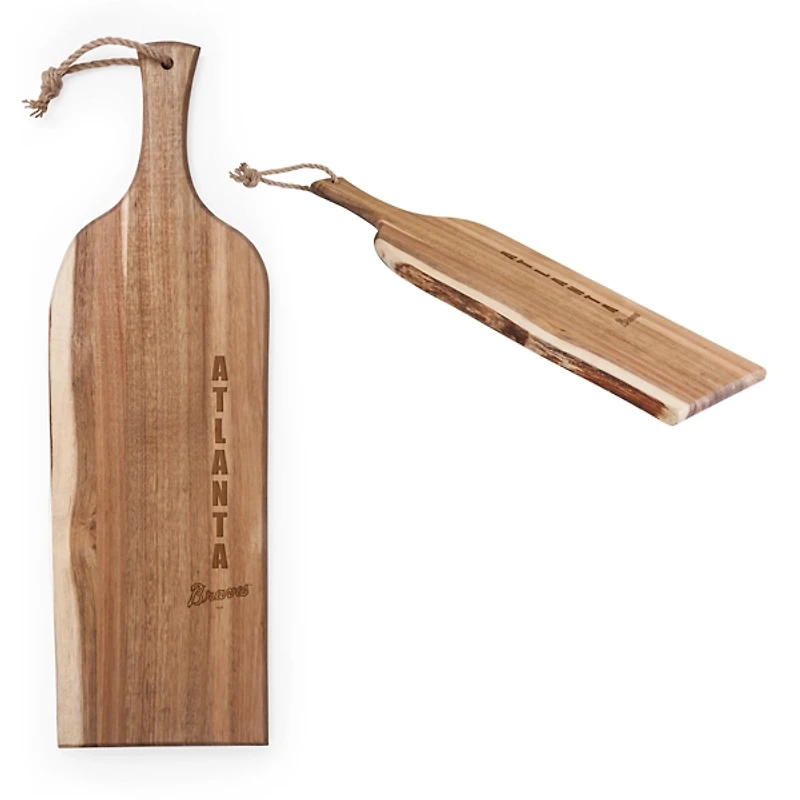 Atlanta Braves Acacia Wood Serving Board