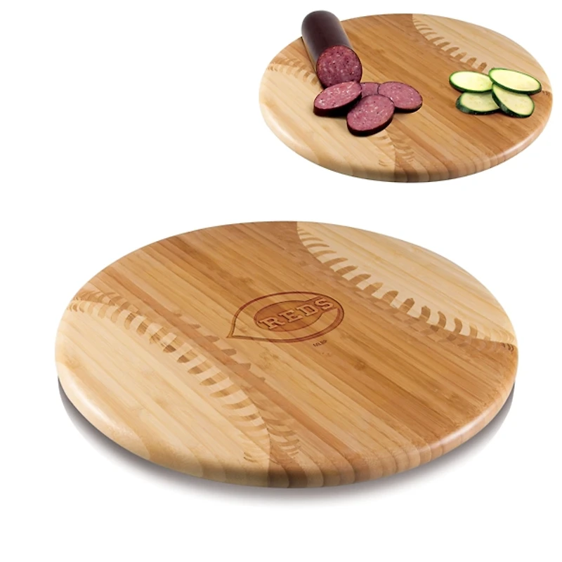 Cincinnati Reds Bamboo Cheese Board