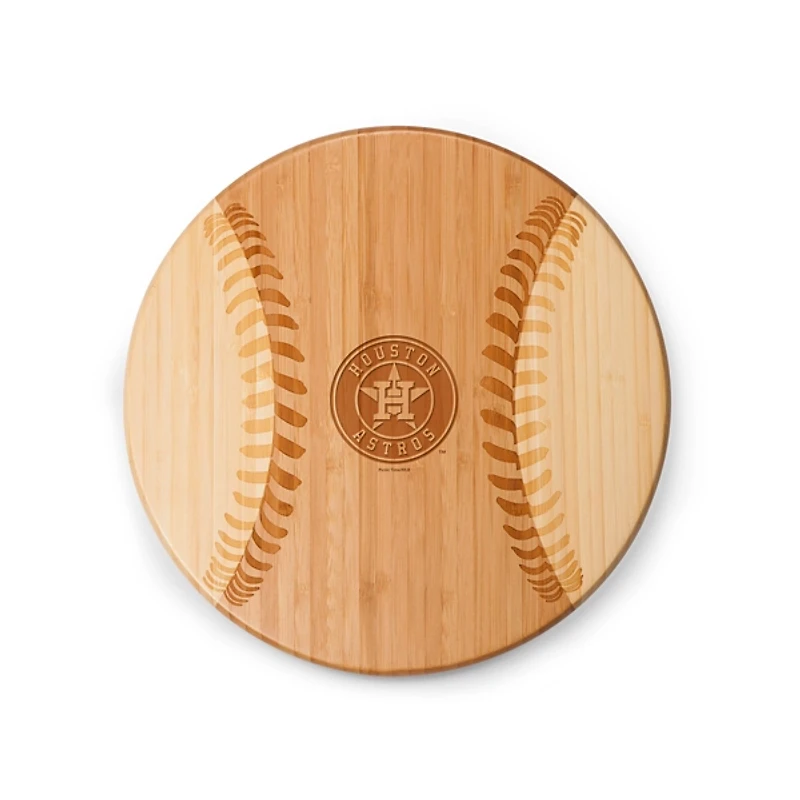 Houston Astros Bamboo Cheese Board