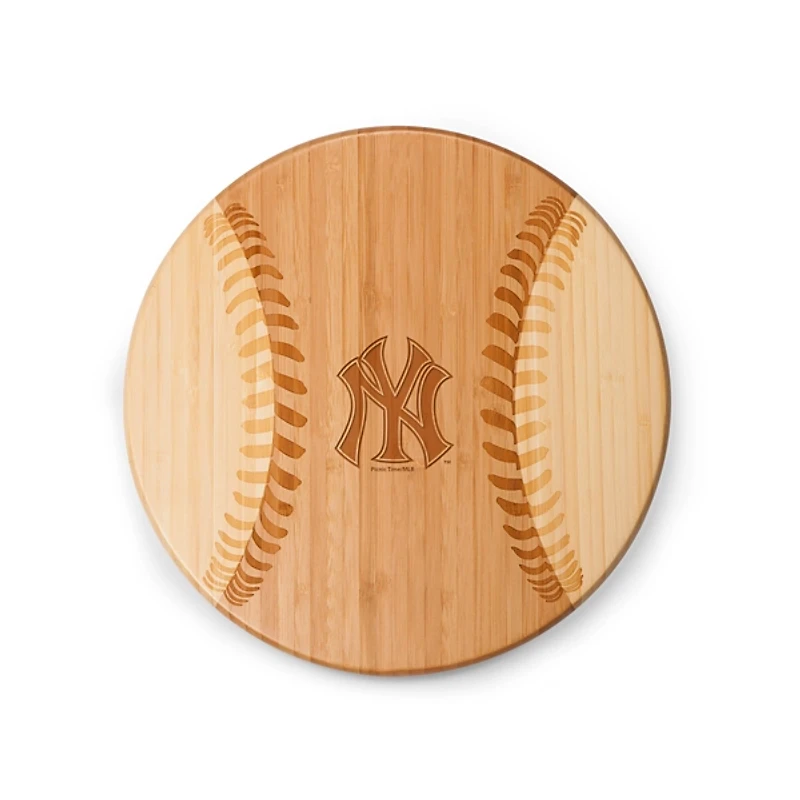 New York Yankees Bamboo Cheese Board
