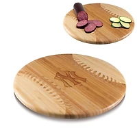 New York Yankees Bamboo Cheese Board