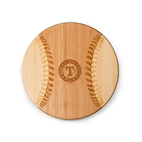 Texas Rangers Bamboo Cheese Board