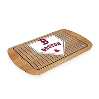 Boston Red Sox Billboard Glass Top Serving Board