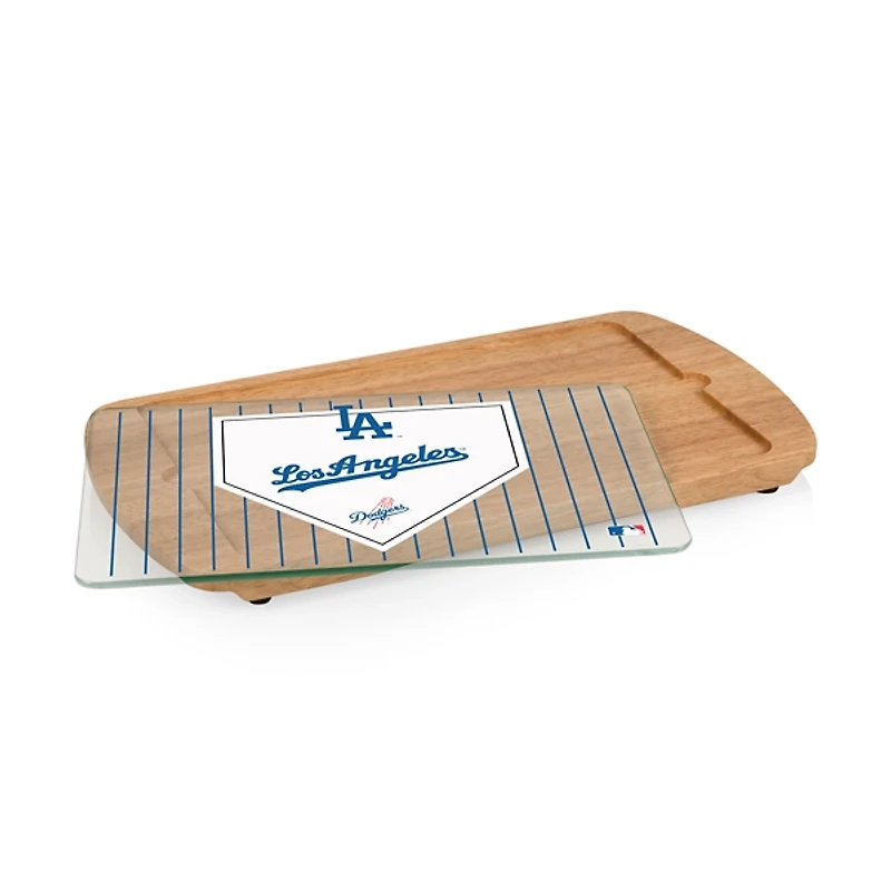 Los Angeles Dodgers Billboard Glass Serving Board