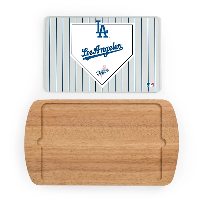 Los Angeles Dodgers Billboard Glass Serving Board