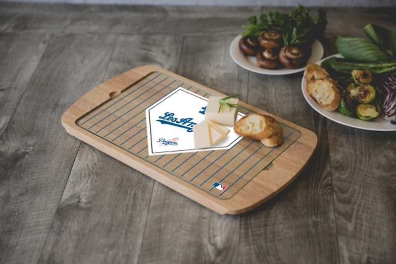 Los Angeles Dodgers Billboard Glass Serving Board