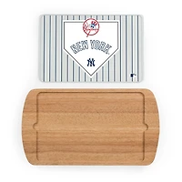 New York Yankees Billboard Glass Top Serving Board