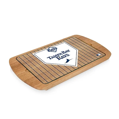 Tampa Bay Rays Billboard Glass Top Serving Board