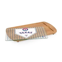 Texas Rangers Billboard Glass Top Serving Board