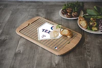 Texas Rangers Billboard Glass Top Serving Board