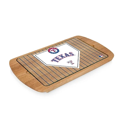 Texas Rangers Billboard Glass Top Serving Board