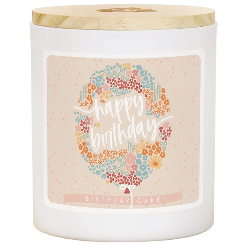 Happy Birthday Balloon Cake 2-Wick Jar Candle