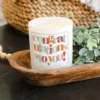 Congratulations Sweet Peach 2-Wick Jar Candle