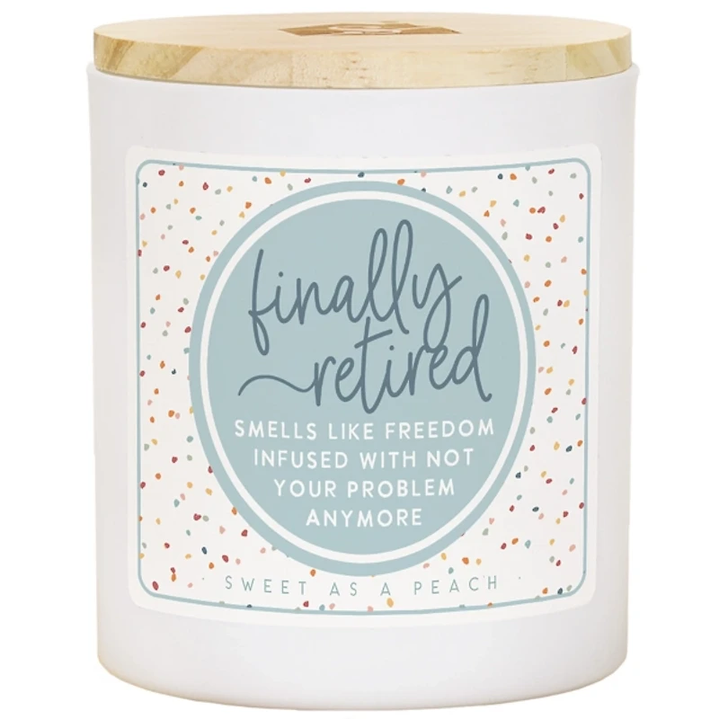 Finally Retired Sweet Peach 2-Wick Jar Candle