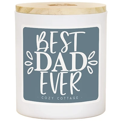 Best Dad Ever Cozy Cottage 2-Wick Jar Candle