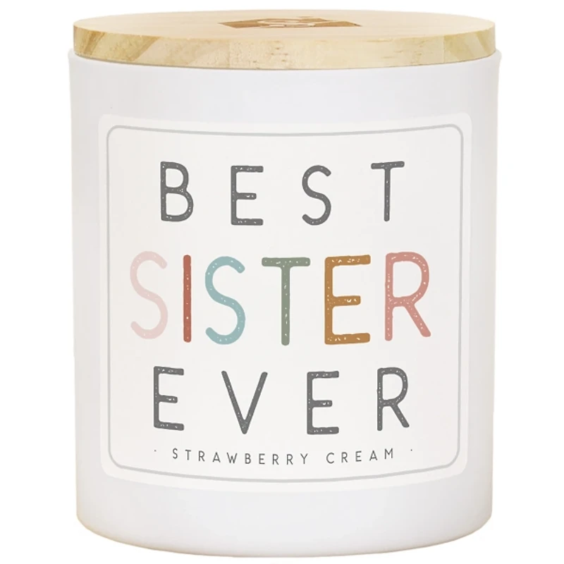 Best Sister Ever Strawberry 2-Wick Jar Candle