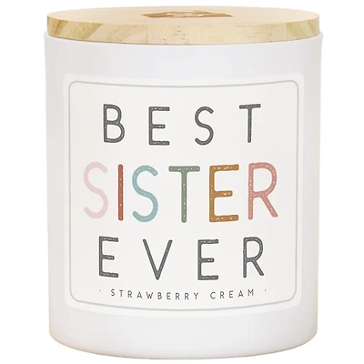 Best Sister Ever Strawberry 2-Wick Jar Candle