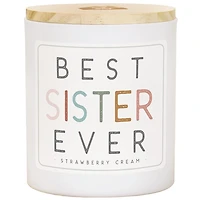 Best Sister Ever Strawberry 2-Wick Jar Candle