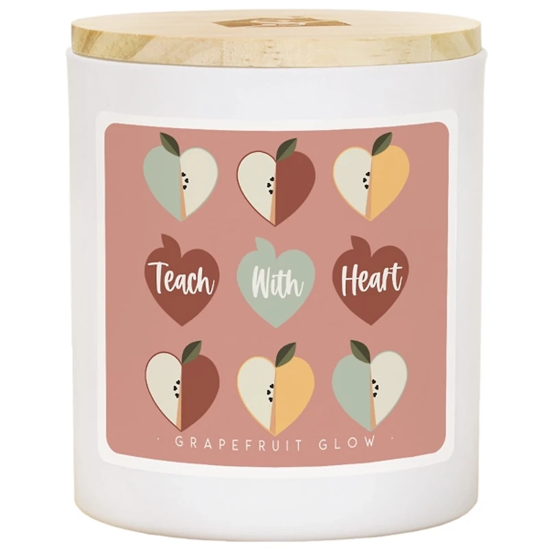 Teach With Heart Grapefruit Glow 2-Wick Jar Candle