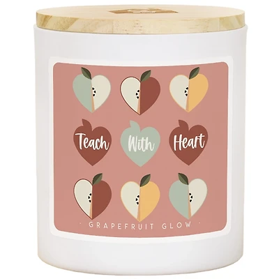 Teach With Heart Grapefruit Glow 2-Wick Jar Candle