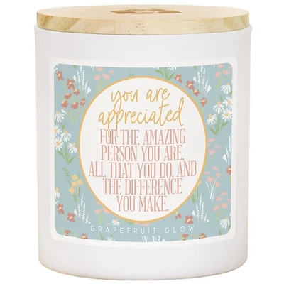 Appreciation Grapefruit Glow 2-Wick Jar Candle