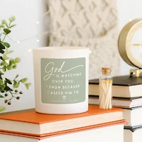 God is Watching Grapefruit Glow 2-Wick Jar Candle