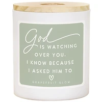 God is Watching Grapefruit Glow 2-Wick Jar Candle