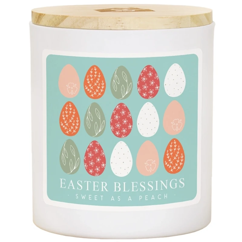 Easter Blessings Sweet Peach 2-Wick Jar Candle