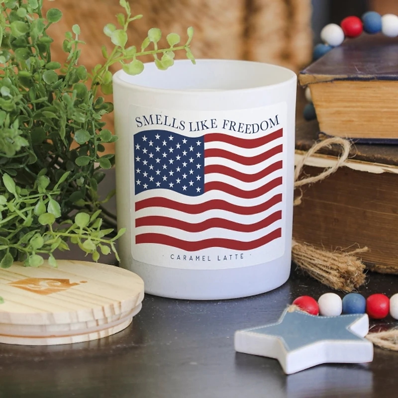 Smells Like Freedom Caramel 2-Wick Jar Candle