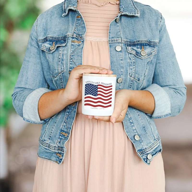 Smells Like Freedom Caramel 2-Wick Jar Candle