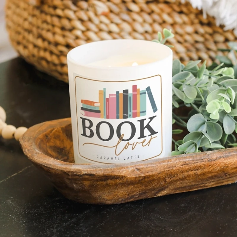 Book Lover Caramel Latte 2-Wick Jar Candle