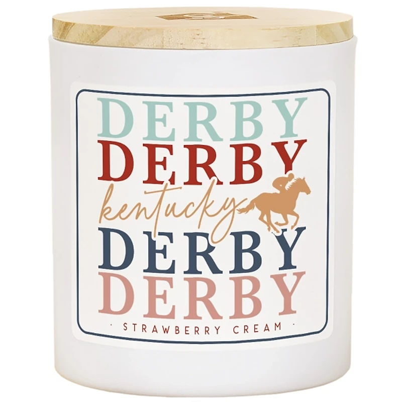 Kentucky Derby Strawberry Cream 2-Wick Jar Candle