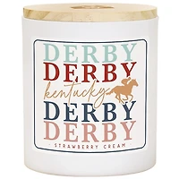 Kentucky Derby Strawberry Cream 2-Wick Jar Candle