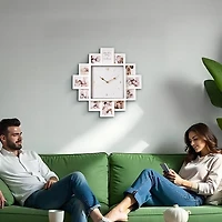 Collage Frame Wall Clock