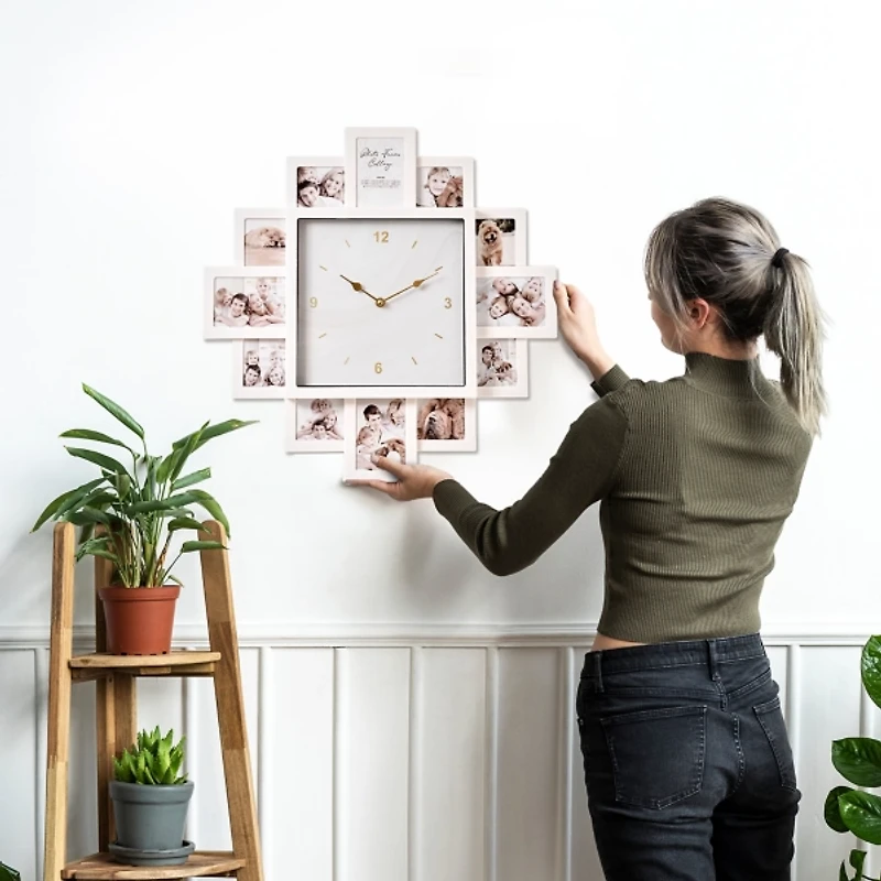 Collage Frame Wall Clock