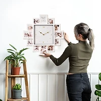Collage Frame Wall Clock